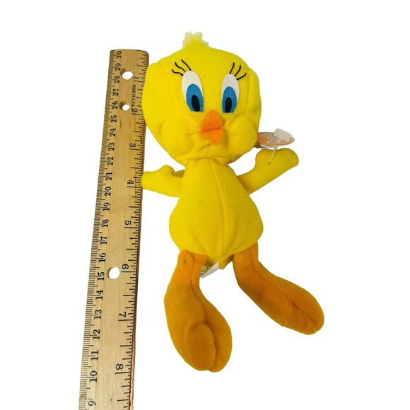 Looney Tunes Tweety Suction Cup Plush Bean Bag Yellow Orange 8in - Picture 5 of 15
